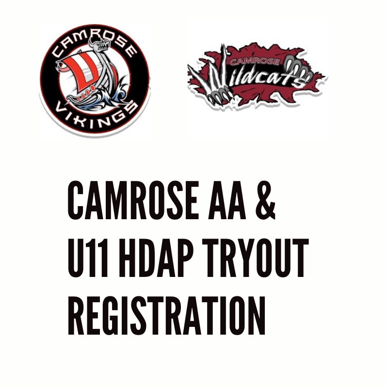Camrose AA &amp; U11 HDAP Tryout Registration